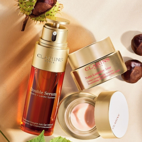 Clarins 美网：大牌护肤热卖 选购双萃精华、眼霜等