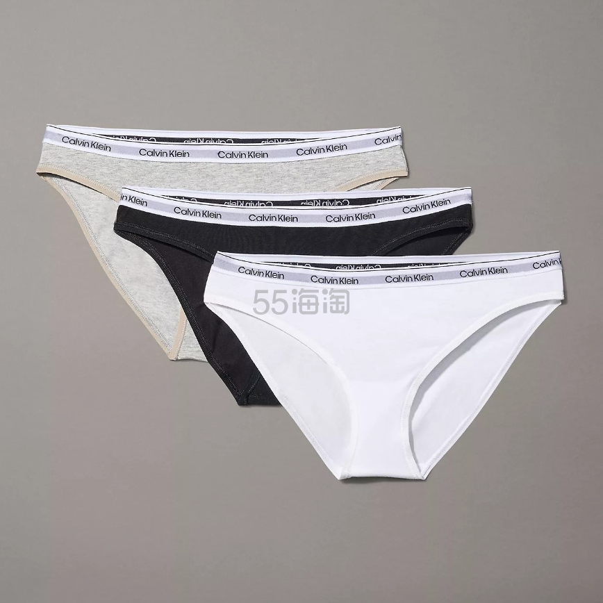 Calvin Klein 经典徽标三角内裤 3件装
