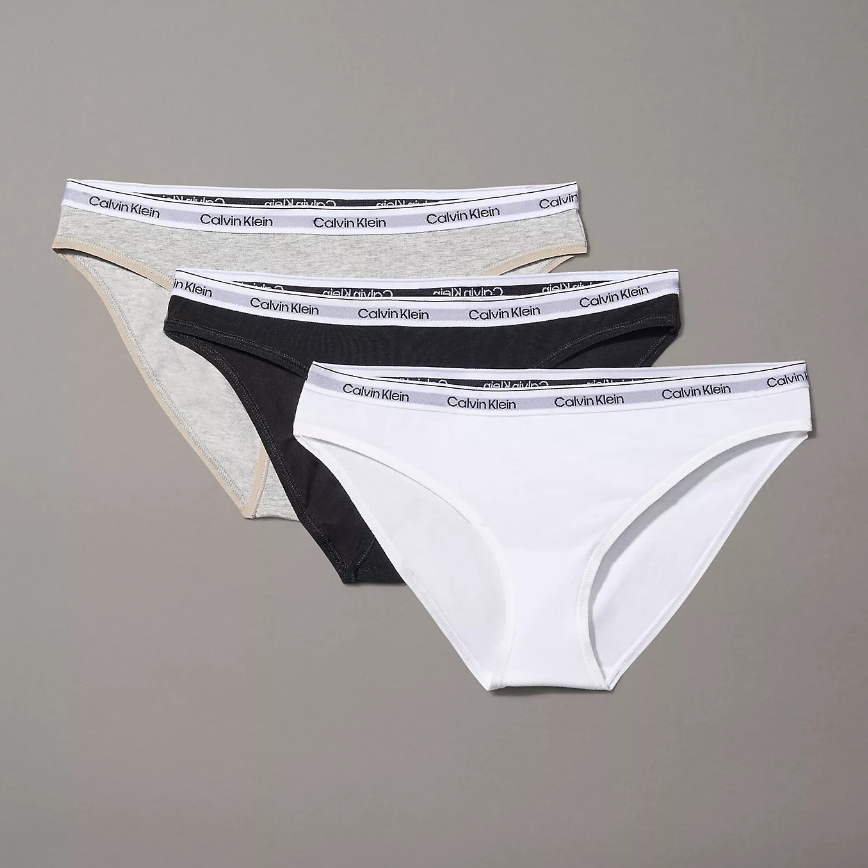 变相7.5折！Calvin Klein 经典徽标三角内裤 3件装