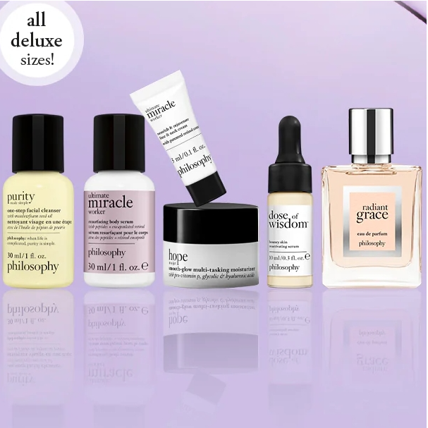 Philosophy 自然哲理：全场护肤热卖 入洗面奶、面霜等