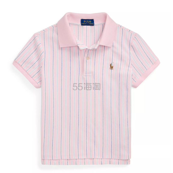 新品!Ralph Lauren 拉夫劳伦大童款条纹Polo短袖