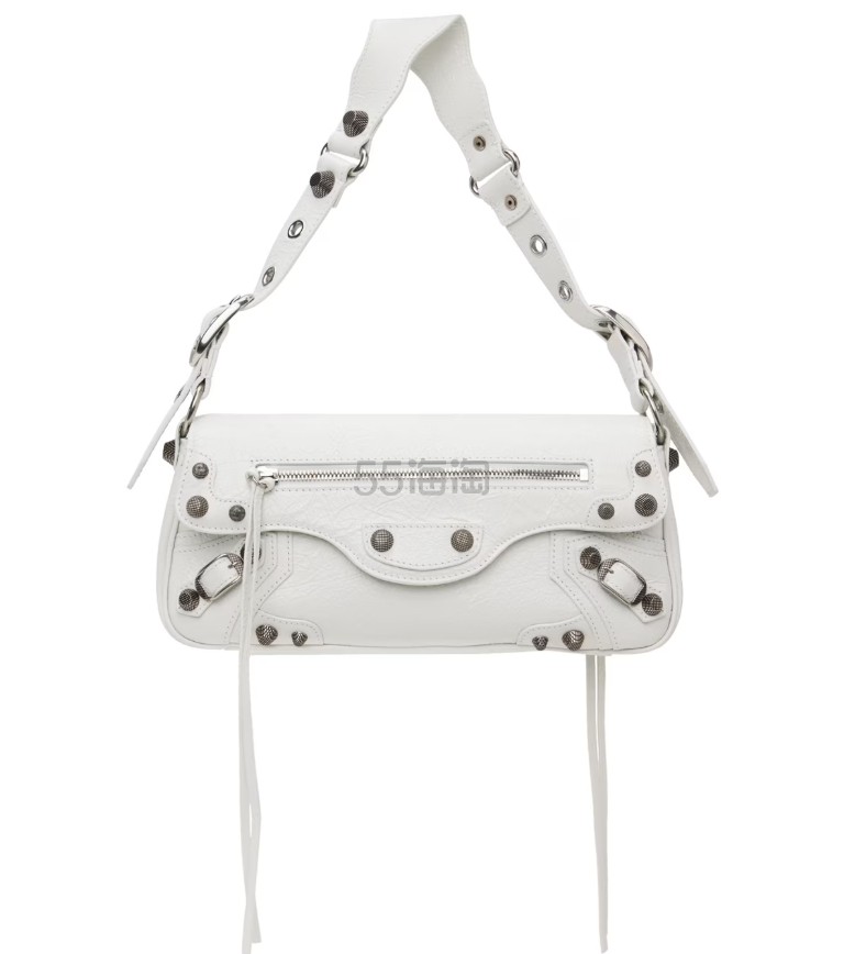 Balenciaga  White 'Le Cagole' 小号单肩包