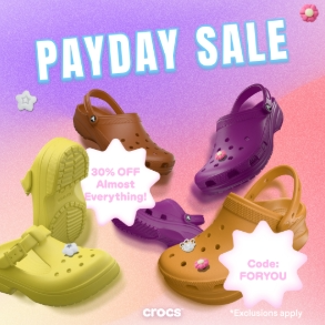 Crocs SG：发薪日大促！全场洞洞鞋热卖