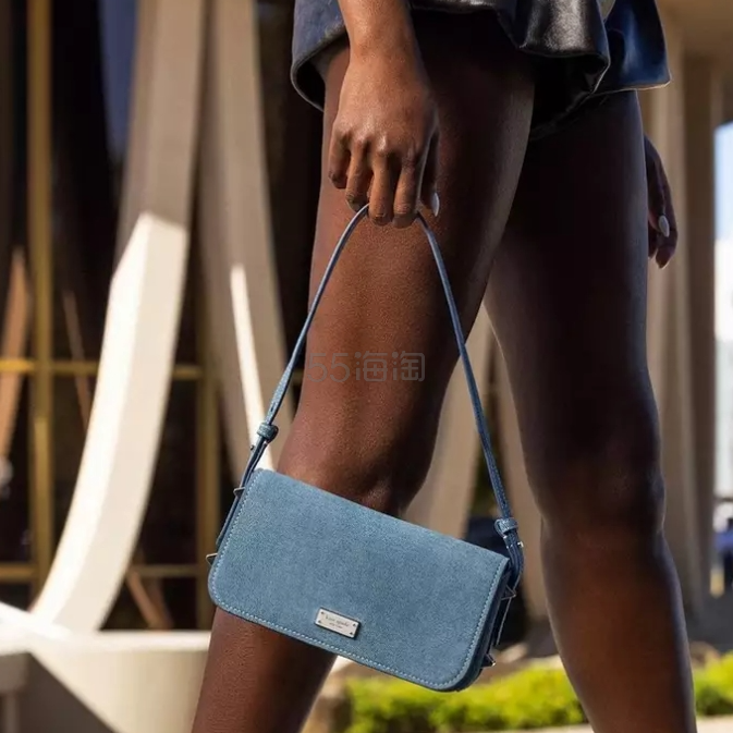 Kate Spade：折扣区上新热卖 Sam Icon 银色单肩包$213