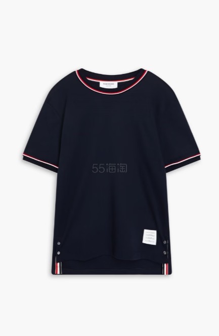 THOM BROWNE 条纹棉质针织T恤