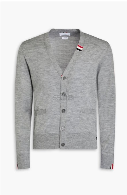 THOM BROWNE 羊毛混纺开衫