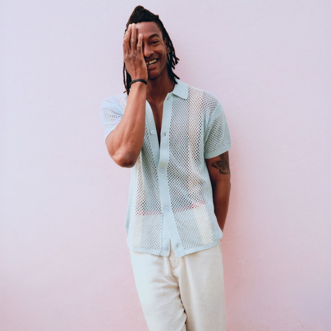 THE OUTNET 美站：男士上衣专场 Frame 印花棉质T恤$39