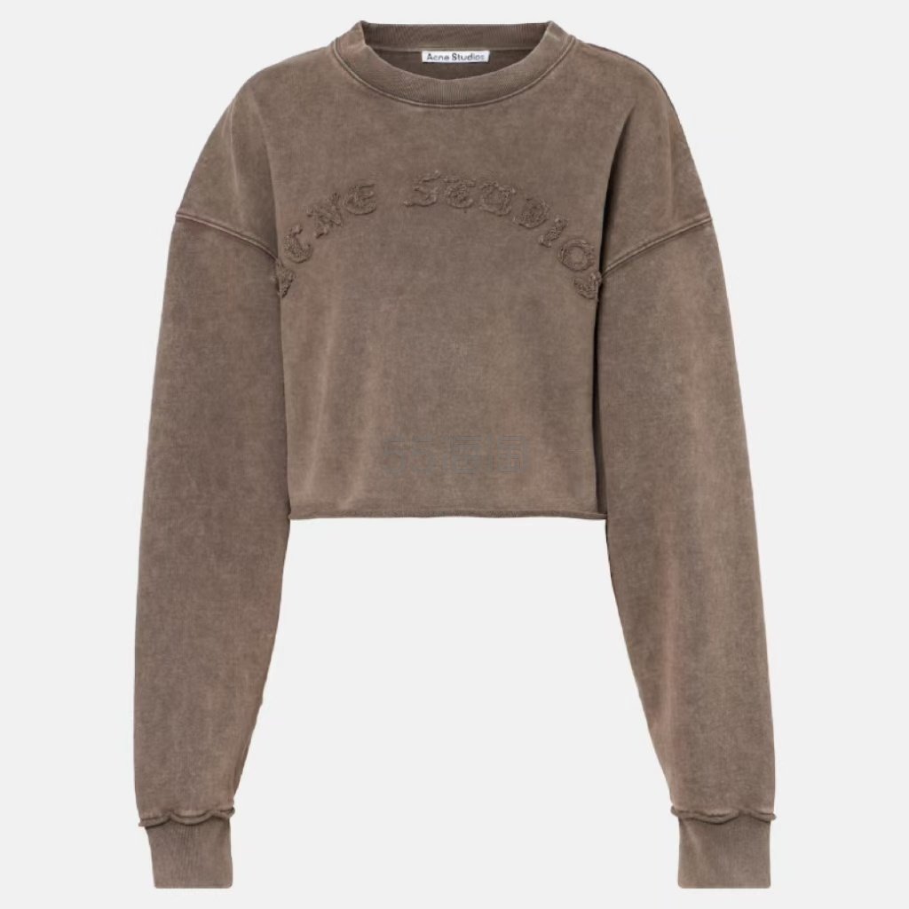 ACNE STUDIOS 徽标印花短款卫衣