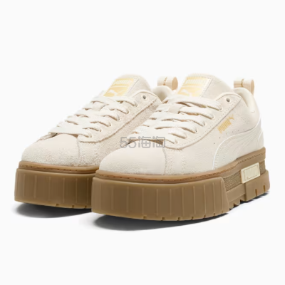 Puma 彪马 Mayze Brushed Suede 厚底运动鞋