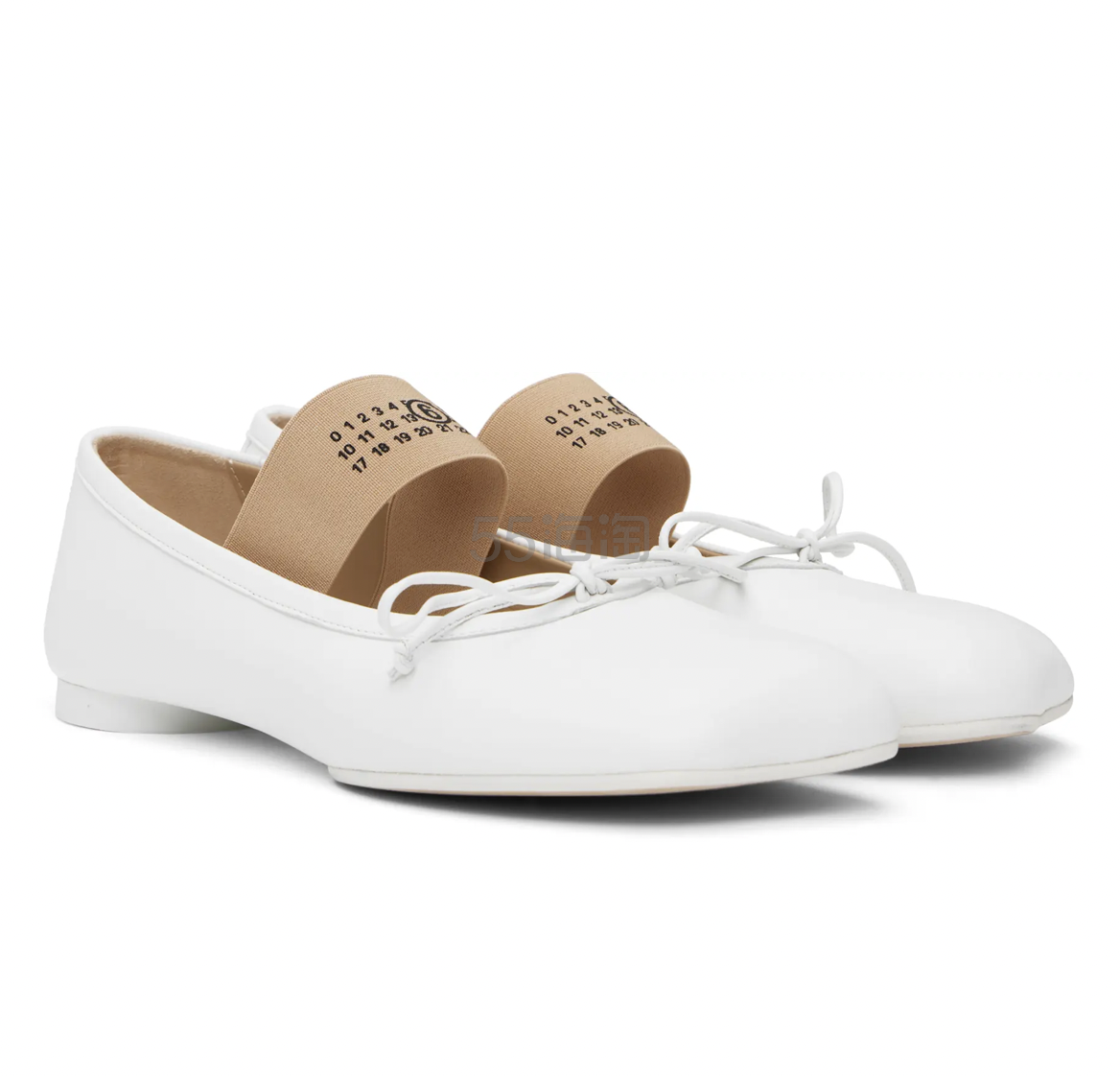 MM6 MAISON MARGIELA Anatomic 白色芭蕾舞鞋