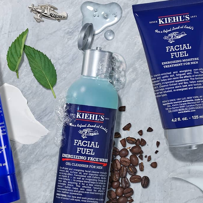 Kiehl's 科颜氏美网：父亲节送好礼 选购能量洁面、活力洁面乳