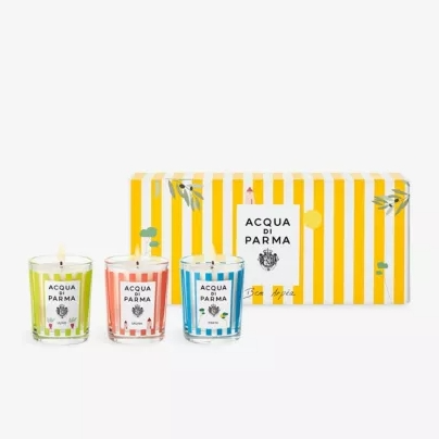Acqua di Parma 帕尔玛之水 多巴胺色系新品 蜡烛3件套