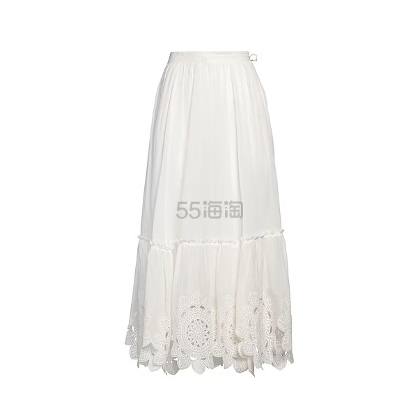 ZIMMERMANN 白色半身裙
