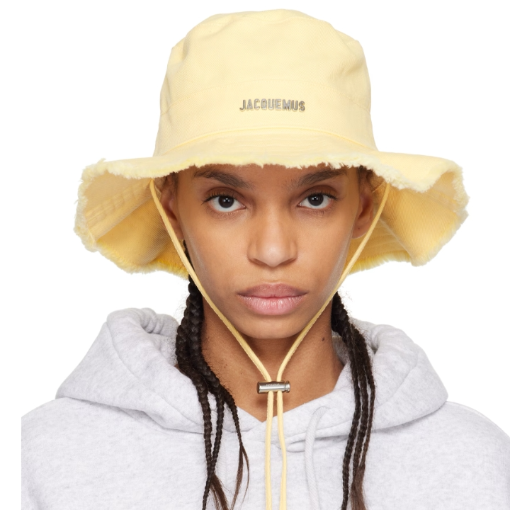 JACQUEMUS 黄色 The Artichaut 渔夫帽