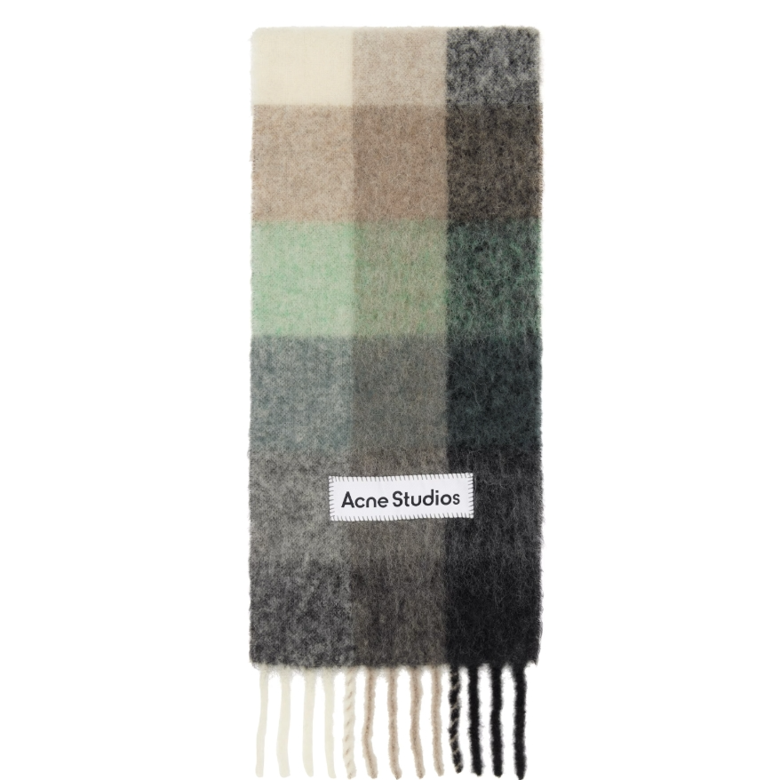 Acne Studios 多色 Mohair Checked 围巾