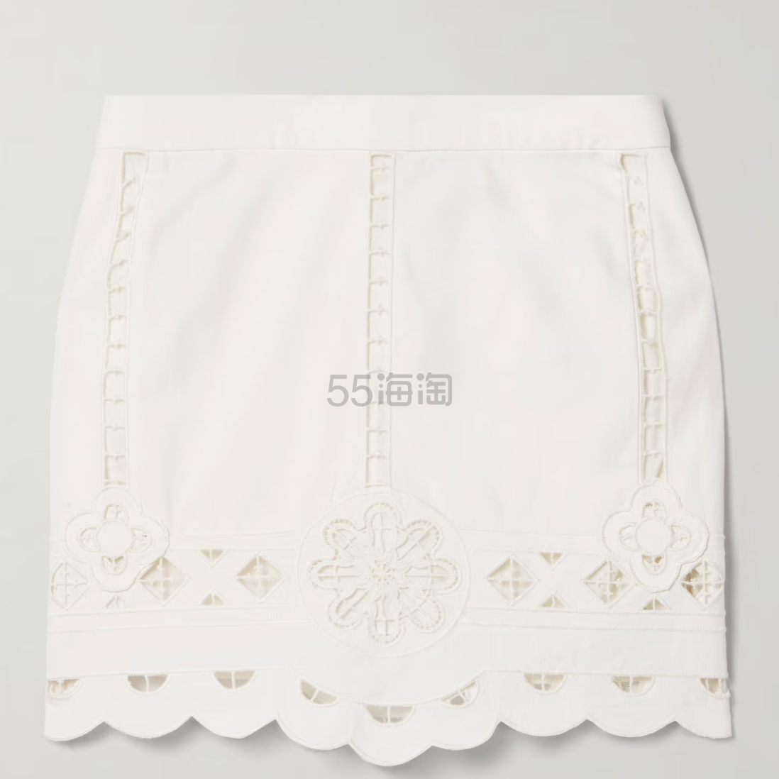 吴千语、胡连馨同款！Isabel Marant Etoile 白色刺绣半裙