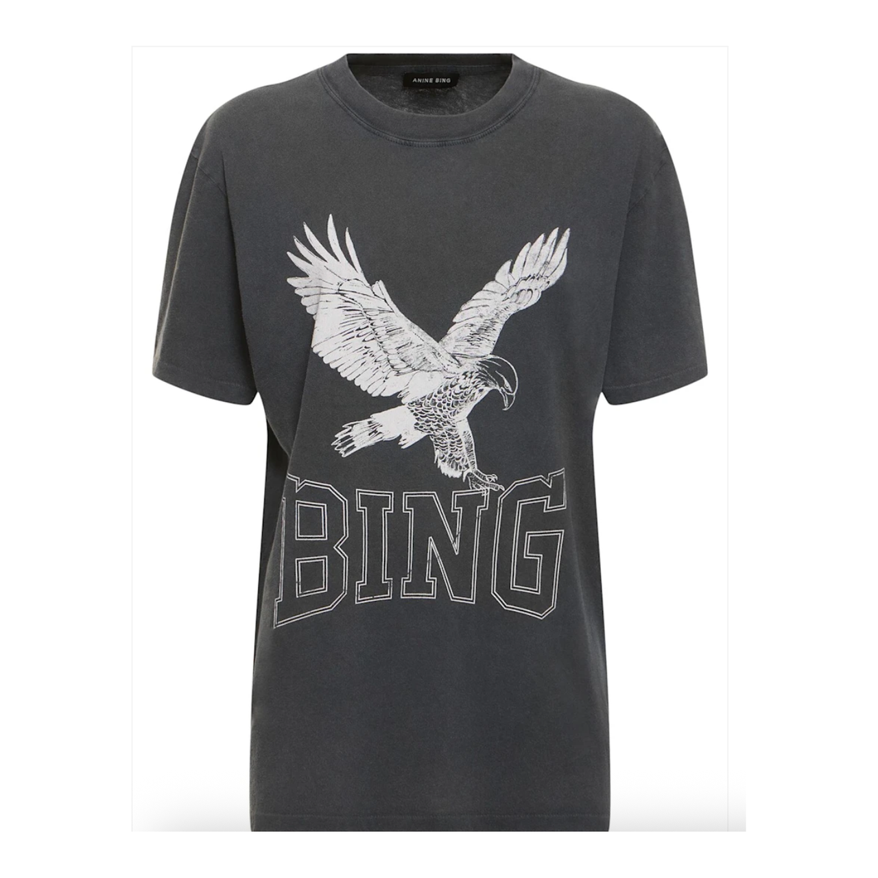 王玉雯同款！Anine Bing 做旧老鹰短袖