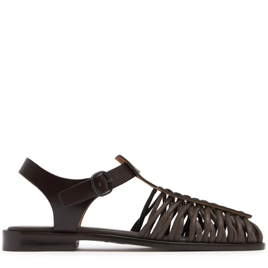 Savi同款！Hereu 深棕 Alaro 凉鞋