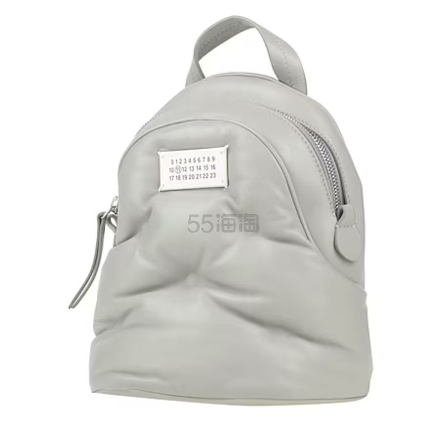 Jennie、王悦伊同款不同色！Maison Margiela 灰Glam Slam 灰色双肩包