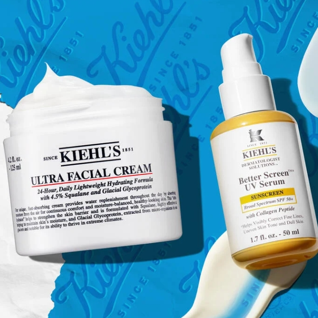 Kiehl's 科颜氏美网：情人节大促  入淡斑精华、清爽面霜