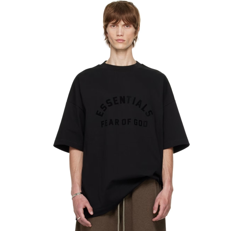 Fear of God ESSENTIALS 黑色 T 恤