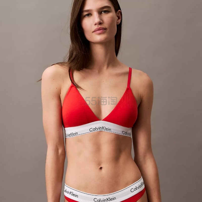 Calvin Klein Icon Cotton Modal 红色三角杯内衣