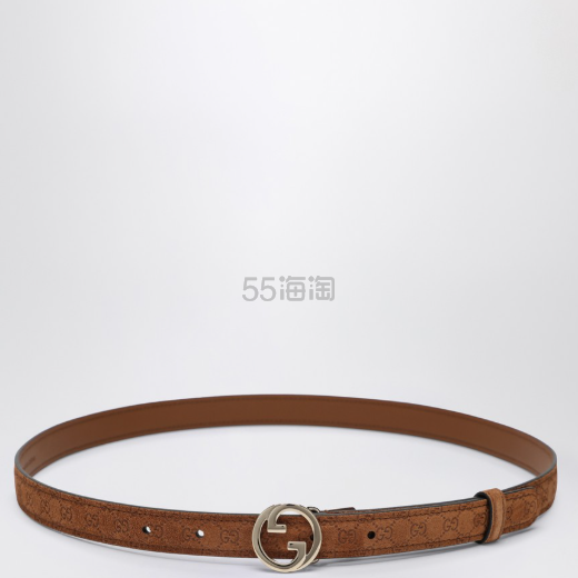 Gucci 古驰棕色复古皮带