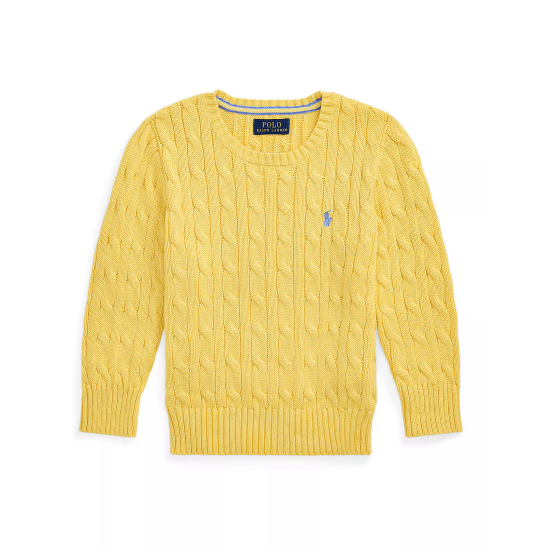 热卖！Ralph Lauren 拉夫劳伦小童款绞花毛衣
