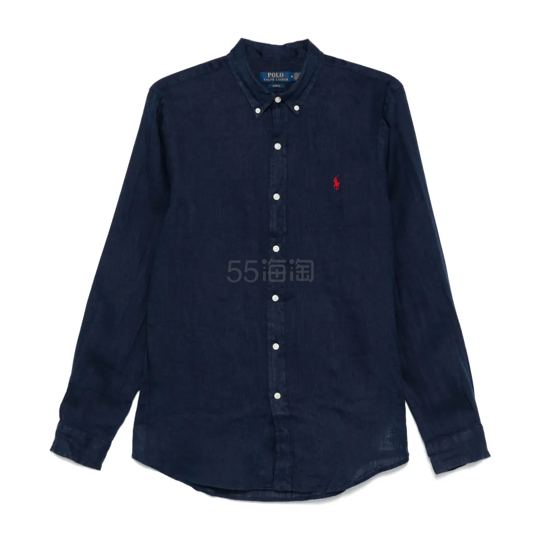 Polo Ralph Lauren 拉夫劳伦深蓝色亚麻衬衫