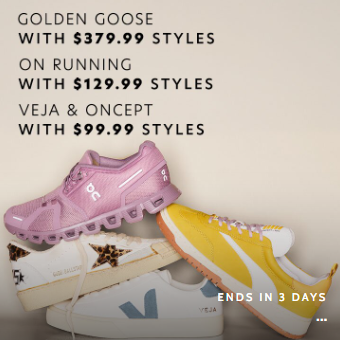 Gilt：运动鞋履热卖！入手 On Running、Golden Goose、Veja 等