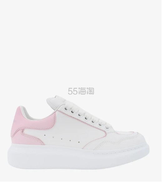 之前$500+！ALEXANDER MCQUEEN 粉尾小白鞋