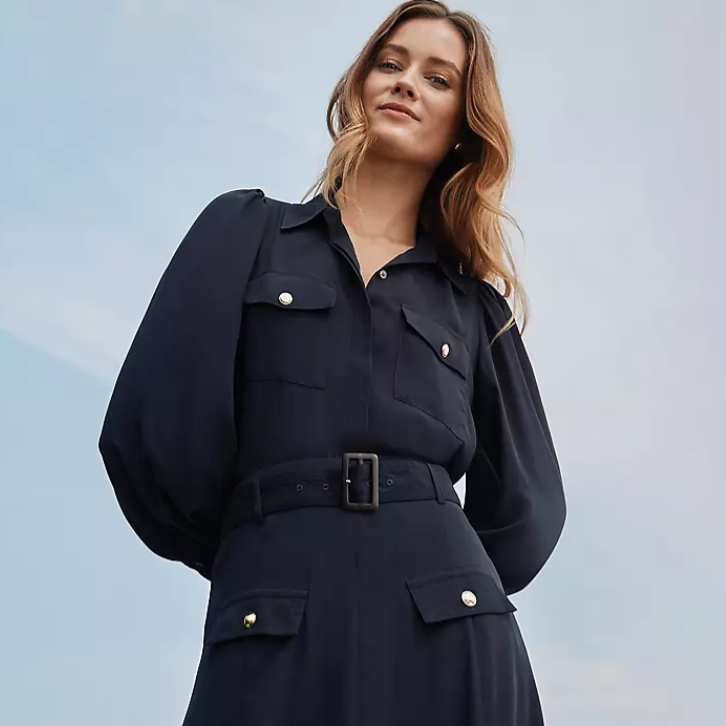 Ann Taylor：1日闪促 封面衬衫$19 纽扣针织衫$11