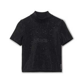 Alexander Wang 高领亮片上衣