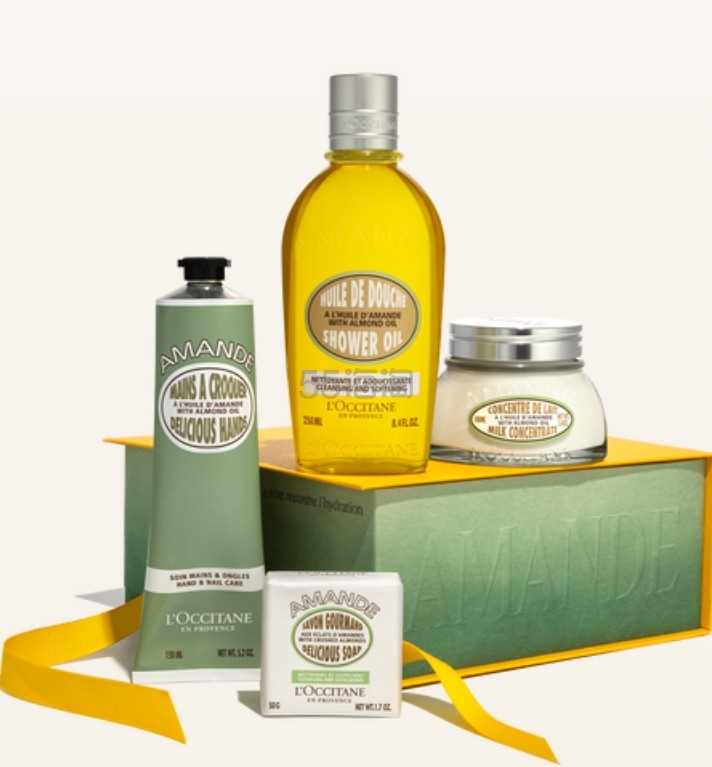 L'Occitane  扁桃仁沐浴油套装
