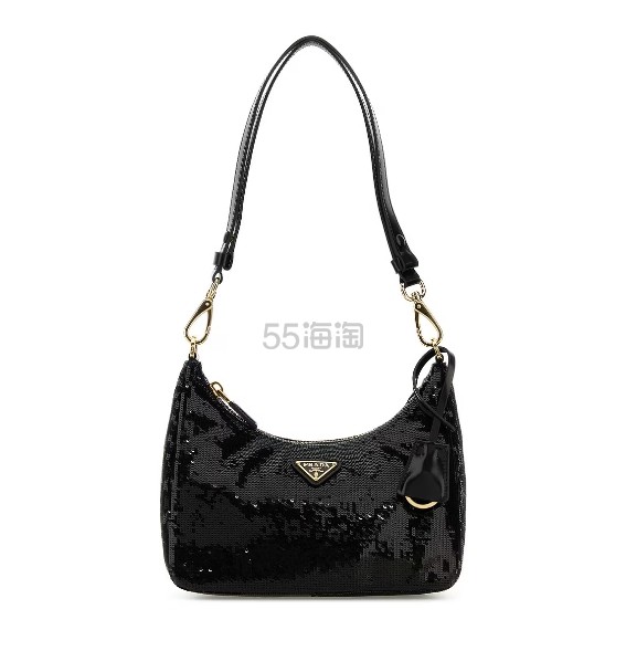 Prada 黑色 Re-Edition 单肩包