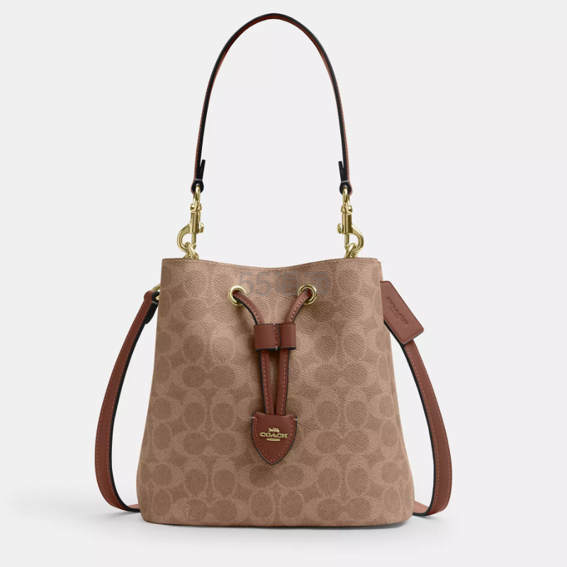 All in bb平替！Coach 蔻驰 Rowan 老花水桶包