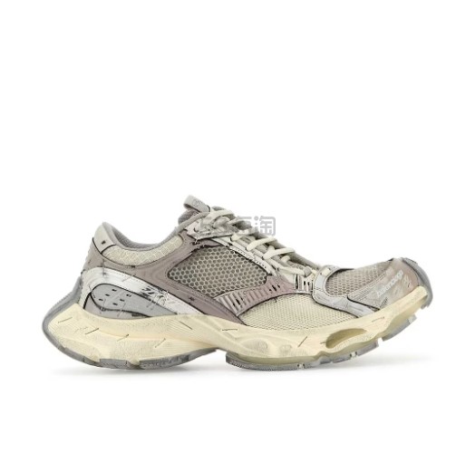 Balenciaga 多色合成皮革和网眼 Stapler 运动鞋