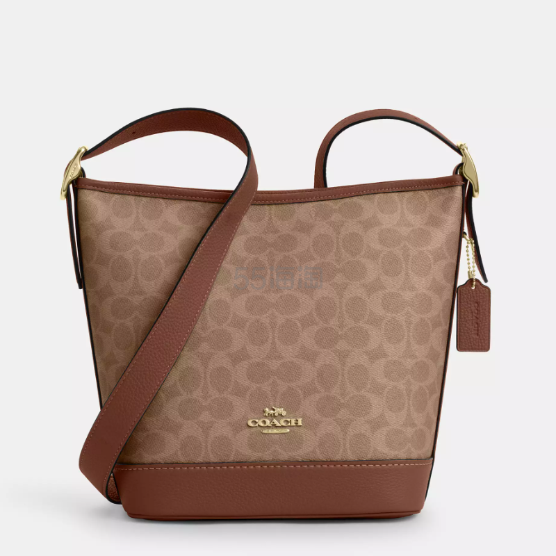 Celine 类似款!Coach 蔻驰 Jude 老花斜挎包