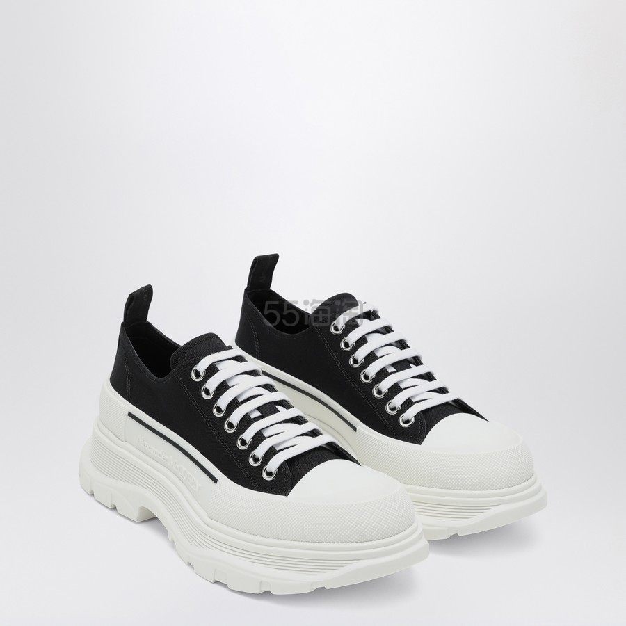 Alexander McQueen 麦昆黑色厚底鞋