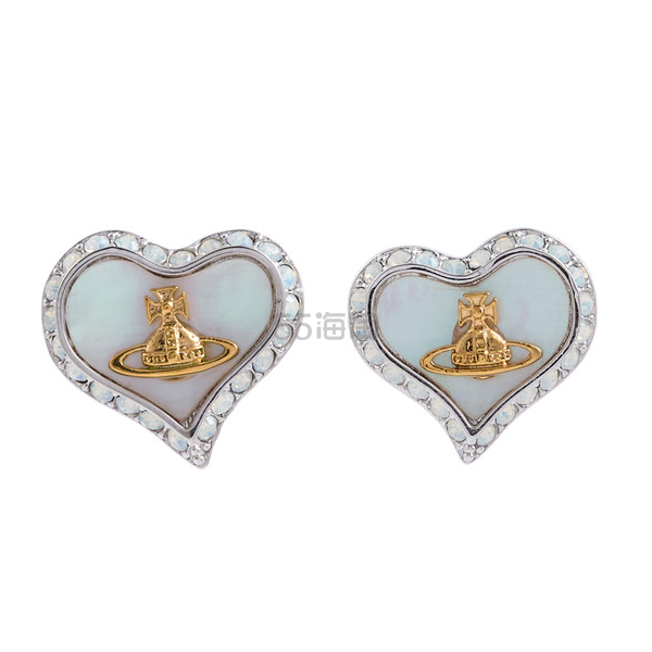 Vivienne Westwood 西太后 Petra 心形耳钉