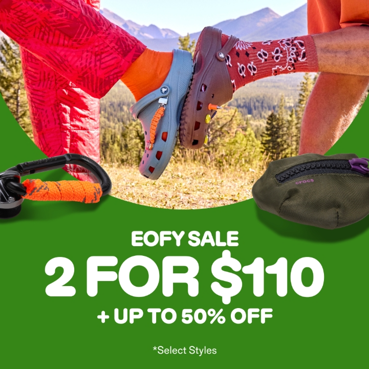 Crocs AU：全场洞洞鞋夏日热卖 低至5折