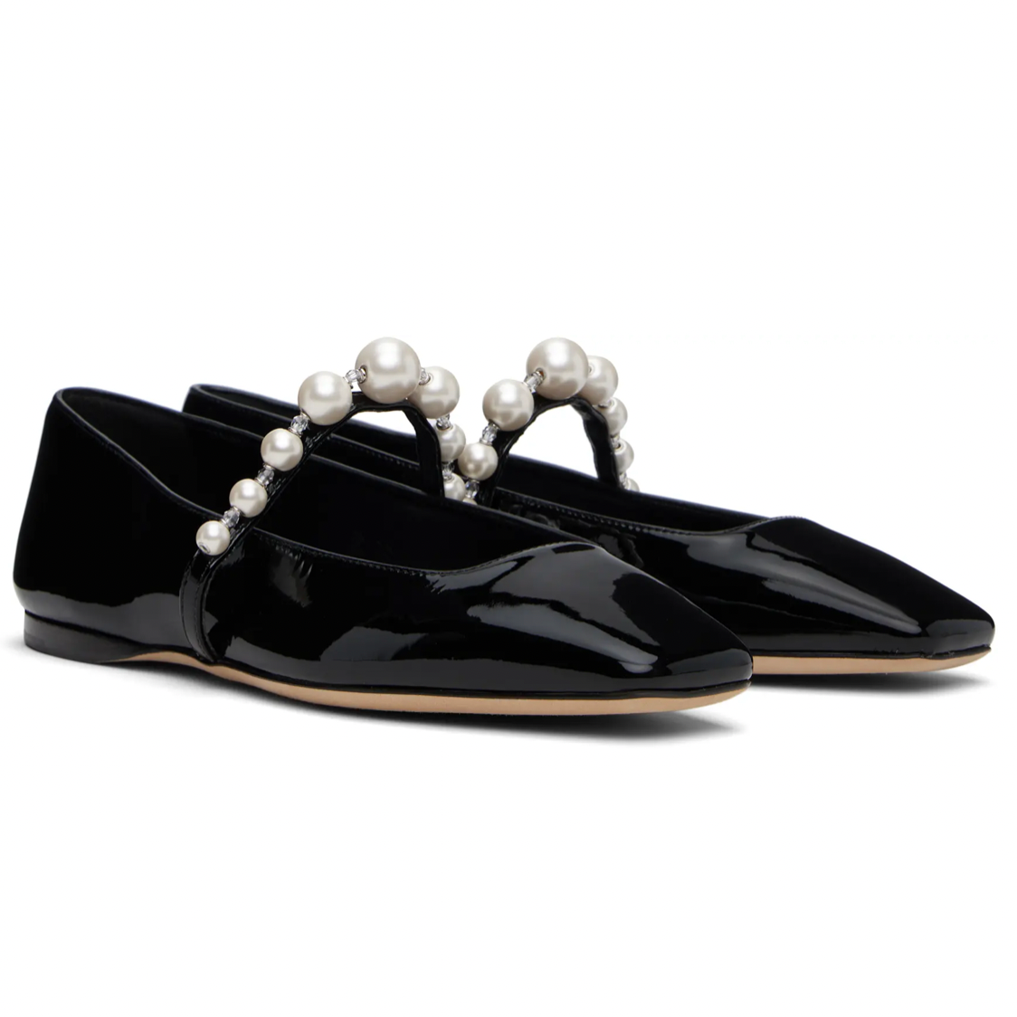 Jimmy Choo Ade 珍珠玛丽珍鞋