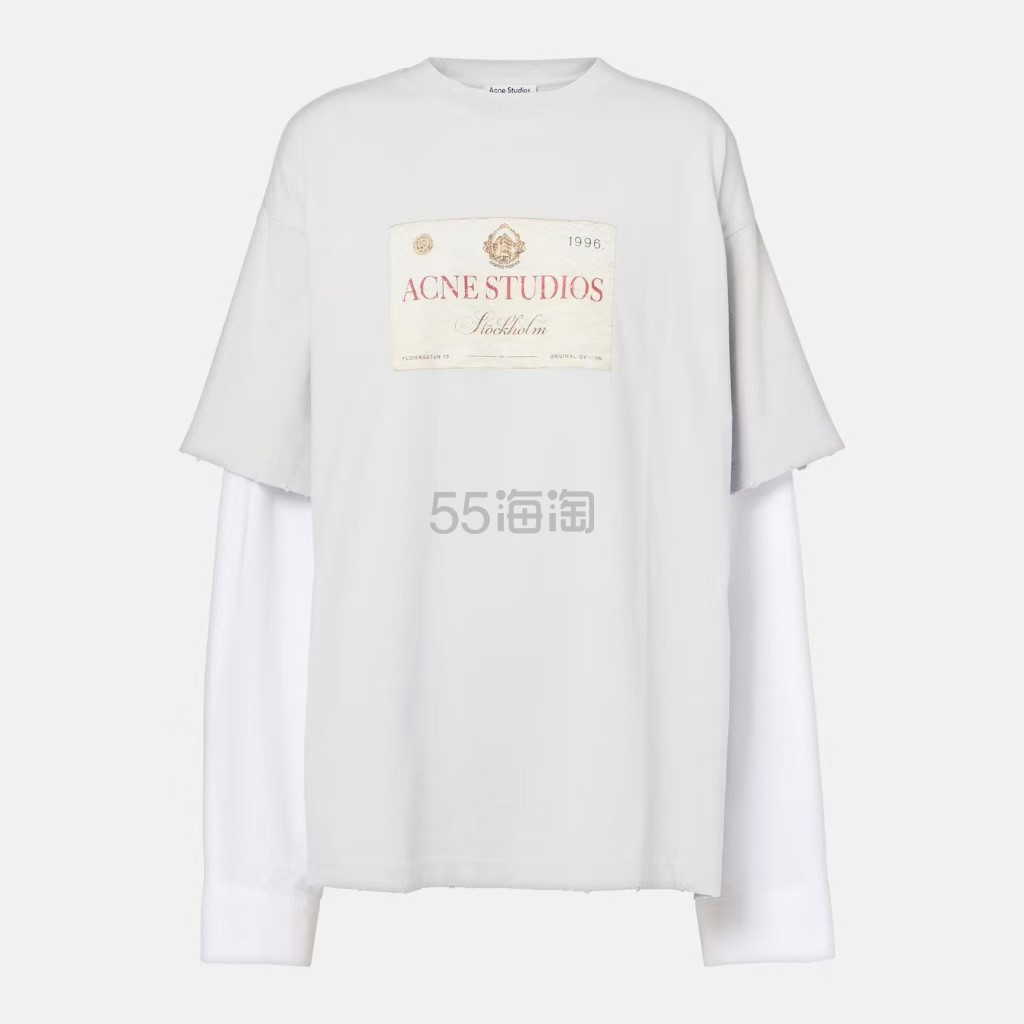 ACNE STUDIOS 经典徽标贴花T恤