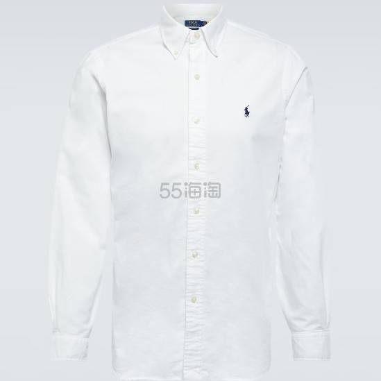 POLO RALPH LAUREN 拉夫劳伦纯白棉质衬衫