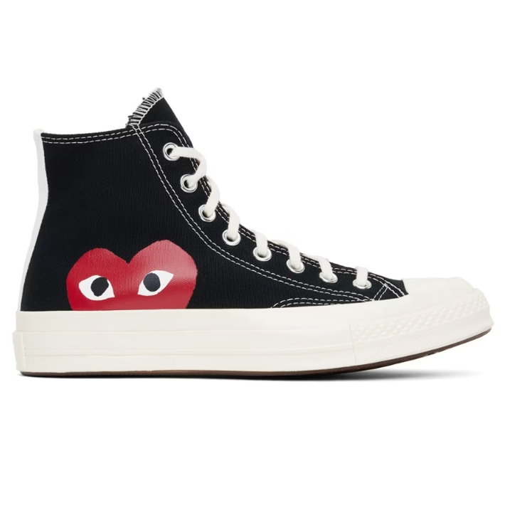 Comme des Garçons Play 黑色 Converse 联名 Chuck 70 高帮运动鞋