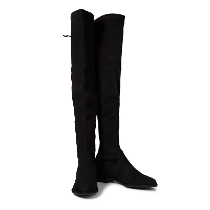 迪丽热巴同款！Stuart Weitzman 麂皮过膝靴