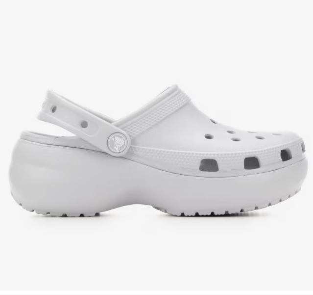 CROCS女款 灰色云朵洞洞鞋