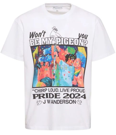 JW Anderson JW Pride 印花平纹针织T恤