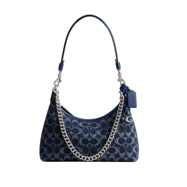 热卖！COACH 蔻驰 Juliet 25丹宁腋下包