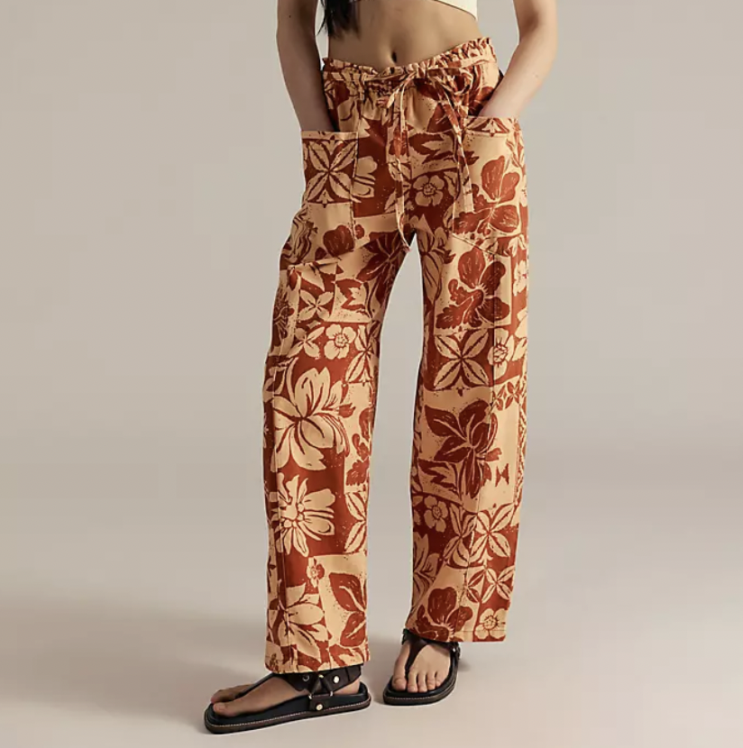 Free People 印花长裤